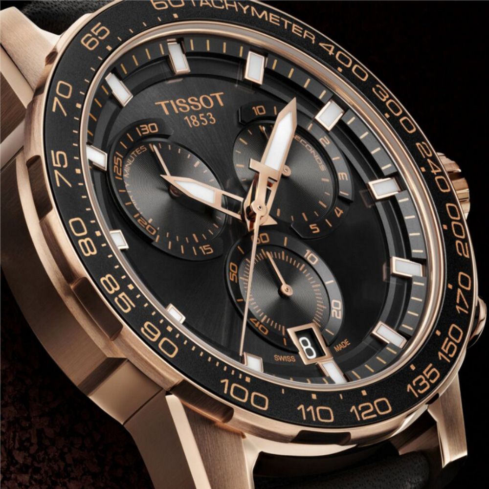 TISSOT 天梭 SUPERSPORT 三眼計時腕錶 禮物推薦 送禮首選 45.5mm/T125.617.36.051.00