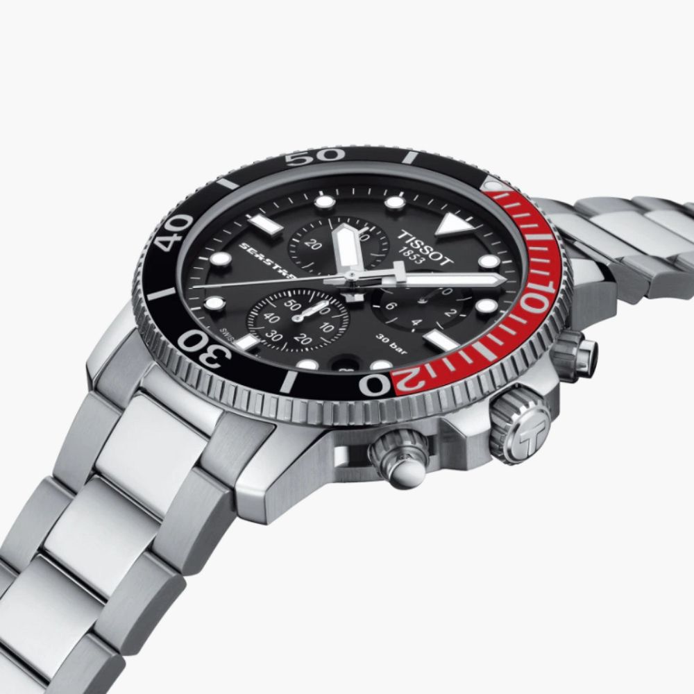 TISSOT 天梭 SEASTAR1000海星系列 300m 潛水計時腕錶 雙11 特惠 455mm / T1204171105101