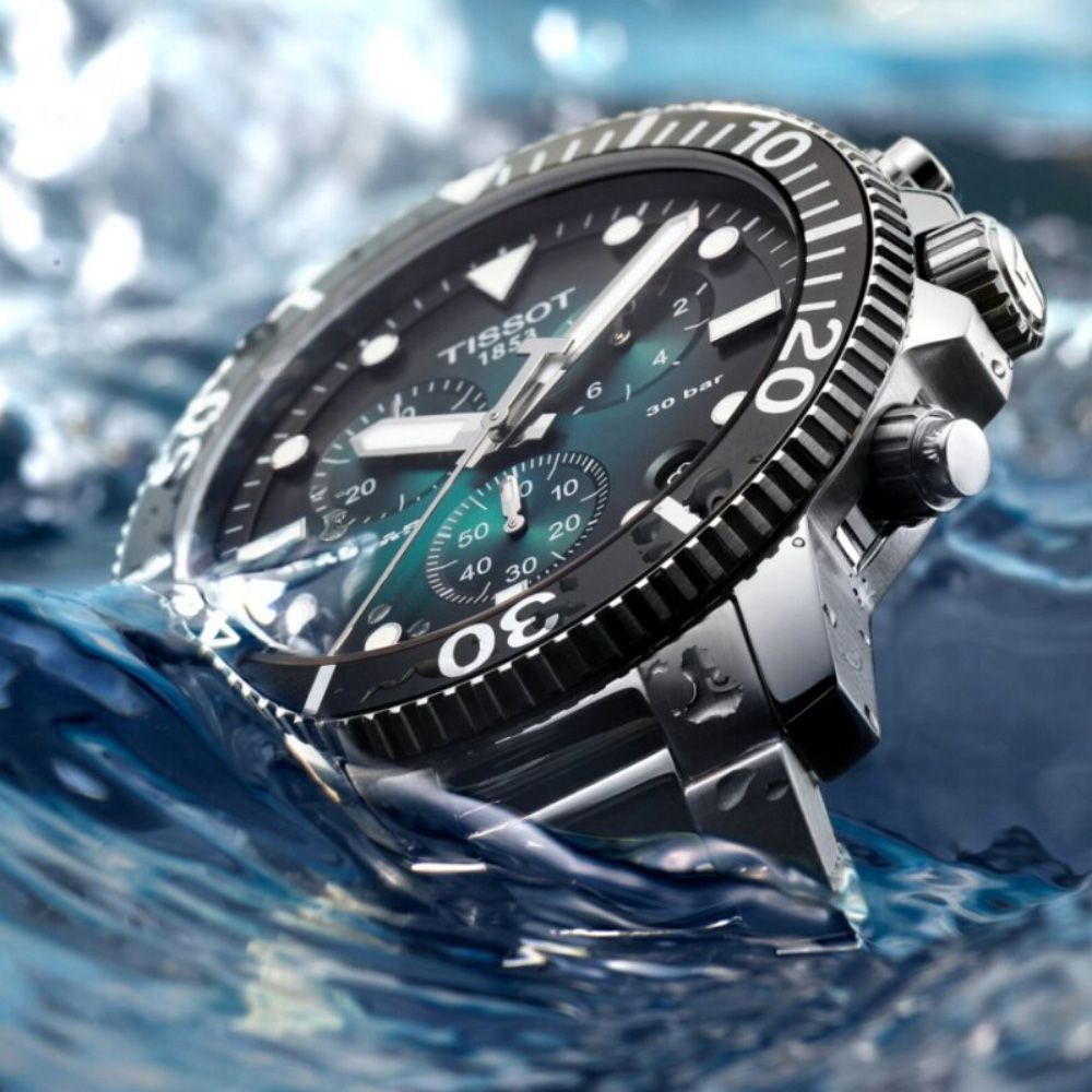 TISSOT 天梭 SEASTAR1000海星系列 300m 潛水計時腕錶 雙11 特惠 455mm / T1204171109101