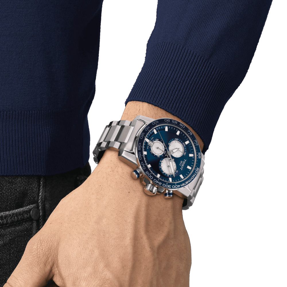 TISSOT 天梭   官方授權 SUPERSPORT 競速賽車運動時尚錶-T1256171104100