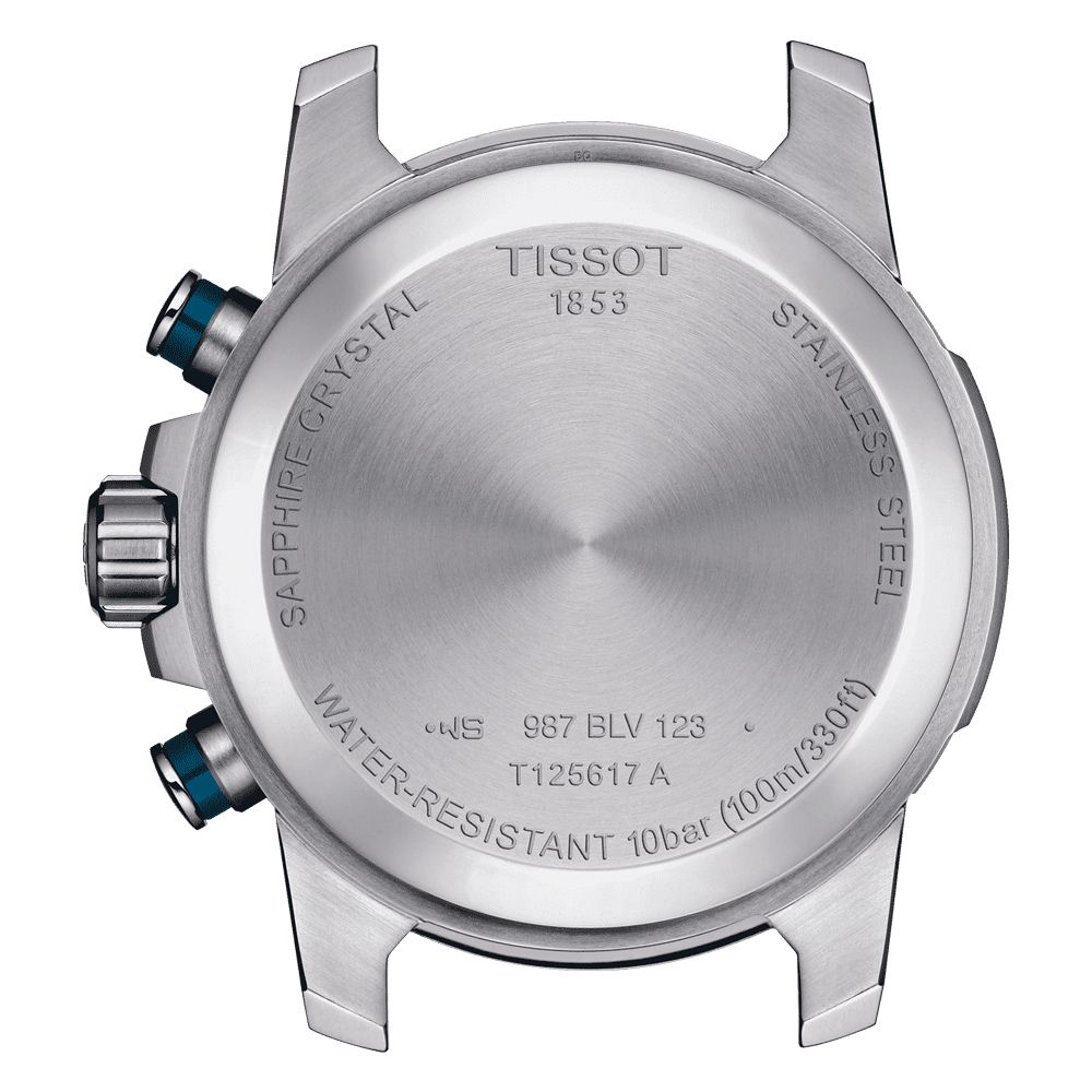 TISSOT 天梭 官方授權 Supersport 三眼計時手錶 T1256171104100