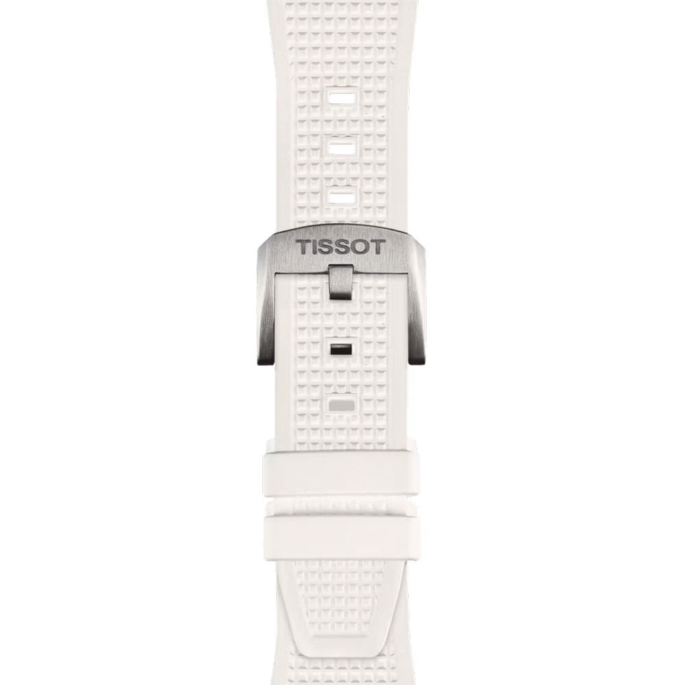 TISSOT 天梭 官方授權 PRX系列 夜光版70年代復刻手錶-白/40mm T1374101701100