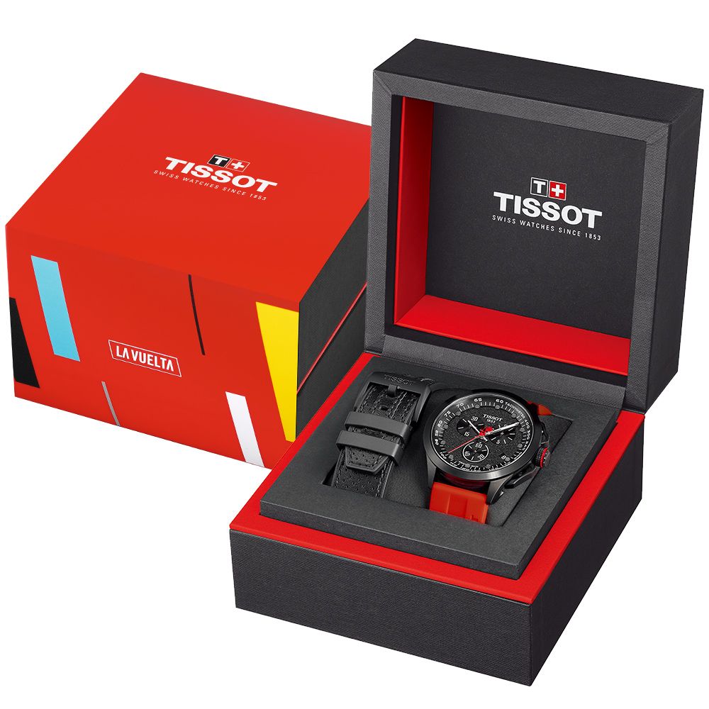 TISSOT 天梭   T-RACE CYCLING VUELTA環西自行車運動計時錶/45mm/T1354173705104