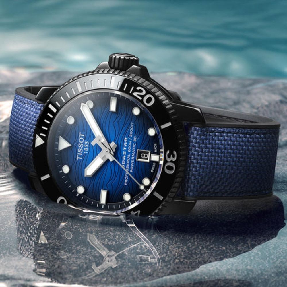 TISSOT 天梭 SEASTAR 海洋之星 潛水機械腕錶 母親節 禮物 推薦 T1206073704100