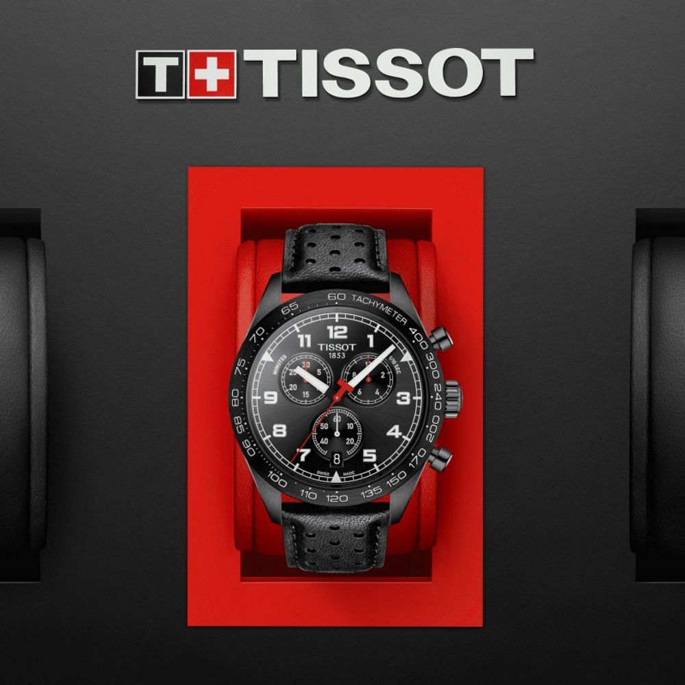 TISSOT 天梭 PRS516 賽車運動三眼計時腕錶 禮物推薦 送禮首選 T131.617.36.052.00