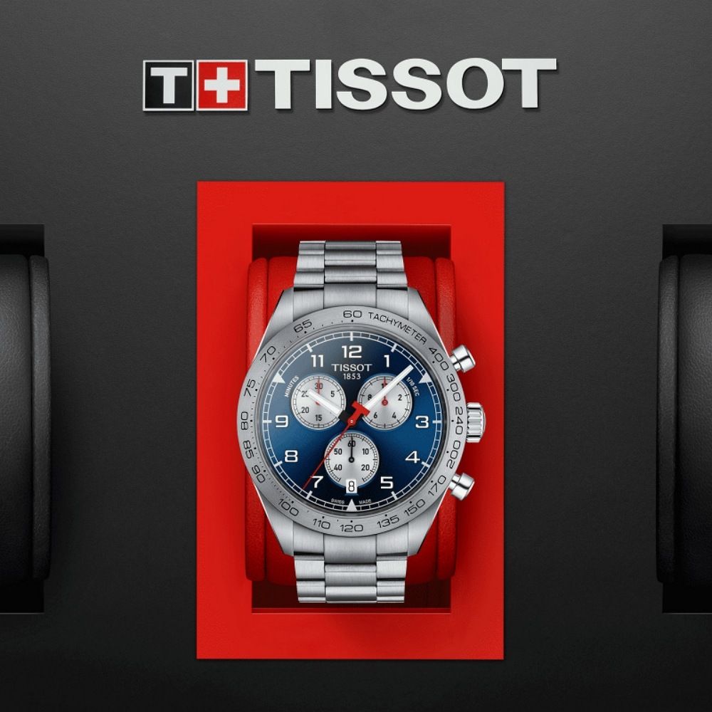 TISSOT 天梭 PRS516 賽車運動三眼計時腕錶 禮物推薦 送禮首選 T131.617.11.042.00