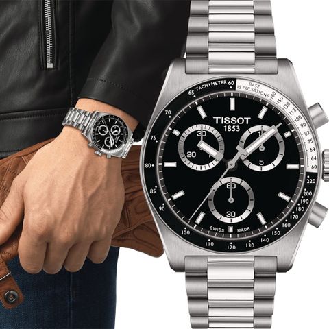 TISSOT 天梭 官方授權 PR516 石英計時手錶 T1494171105100