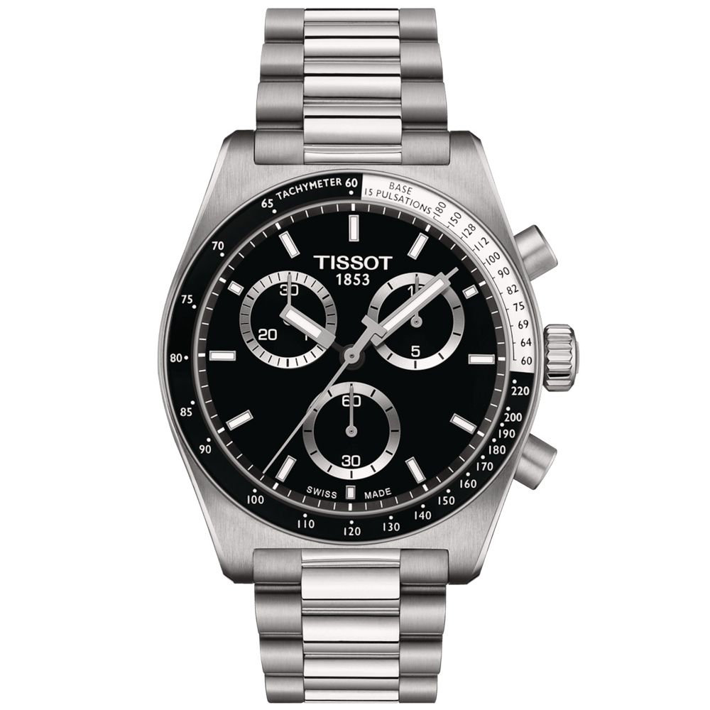 TISSOT 天梭 PRS516 計時石英腕錶 禮物推薦 送禮首選 T149.417.11.051.00