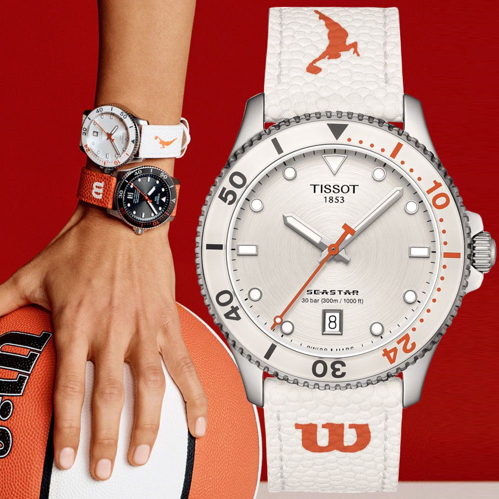 TISSOT 天梭 SEASTAR WNBA 美國女職籃 石英腕錶 禮物推薦 送禮首選 T120.410.17.011.00