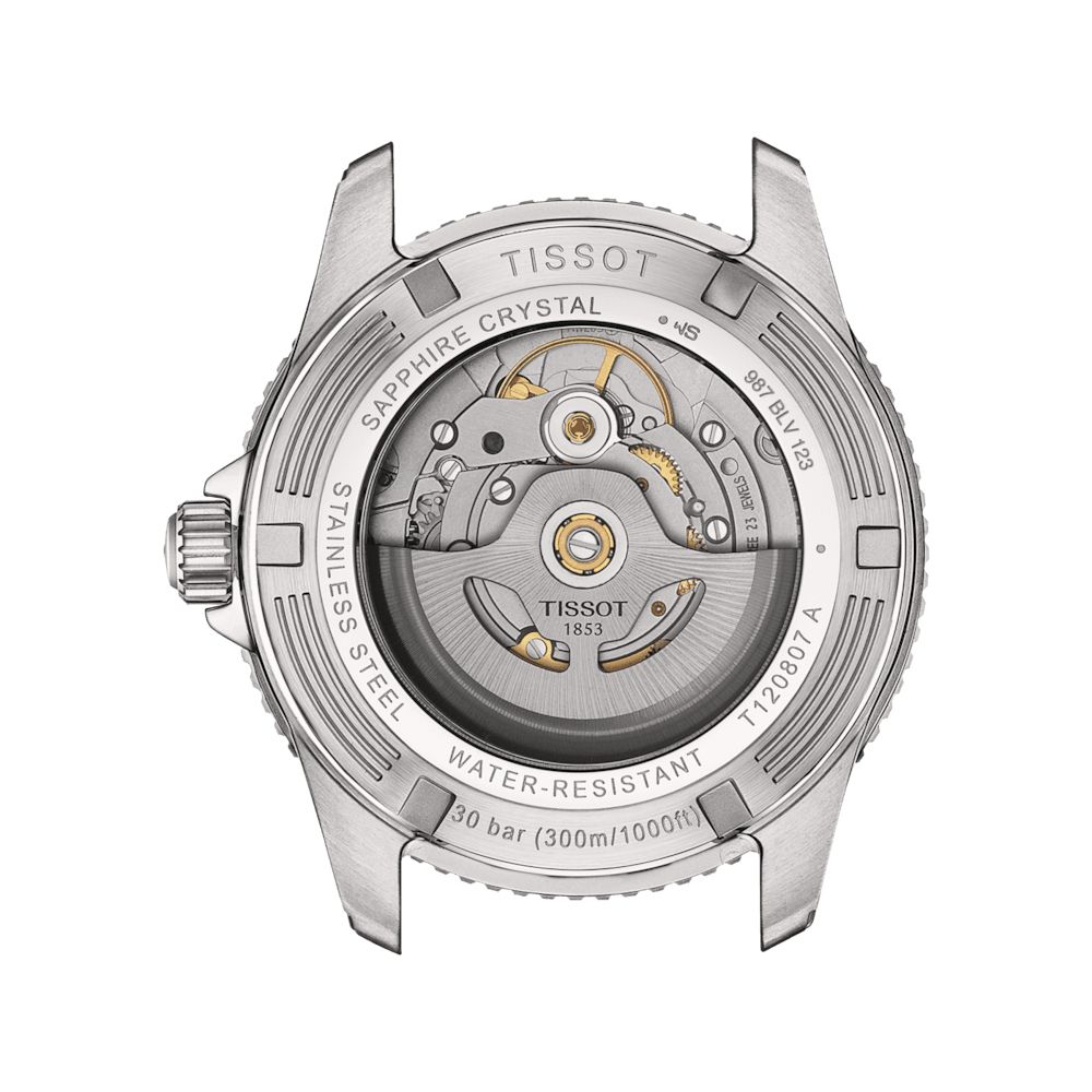 TISSOT 天梭 SEASTAR 海洋之星 潛水機械腕錶 禮物 推薦 T1208072205100