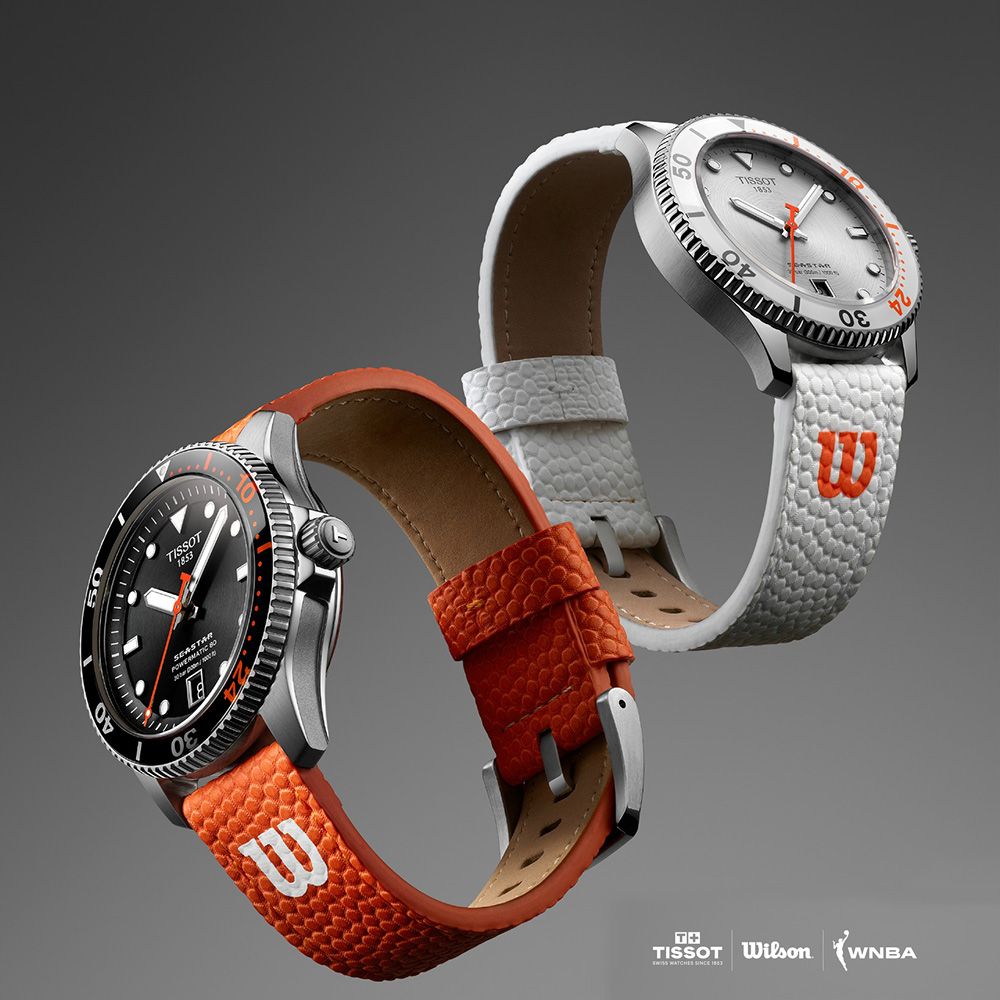 TISSOT 天梭 官方授權 Seastar Wilson WNBA 美國女職籃 機械腕錶 手錶-T1208071705100