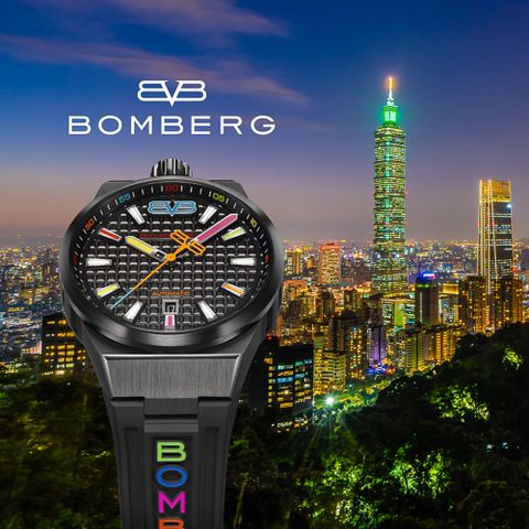 BOMBERG 炸彈錶 Bolt-68 NEO 台北版 自動機械大都會系列手錶 BF43APBA.09-7.12