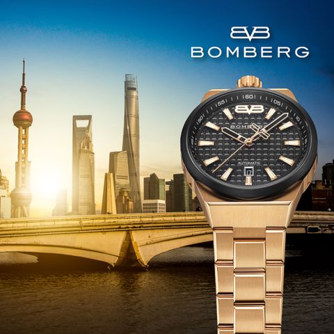 下單送▼黑曜石手環BOMBERG 炸彈錶 Bolt-68 NEO 上海版 自動機械錶 BF43APGD.09-9.12