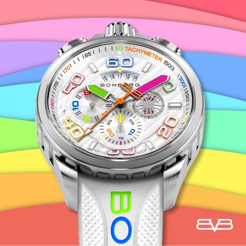 BOMBERG 炸彈錶 Bolt-68 Heritage系列 炫彩計時碼錶_BS45CHSS.049-7.12