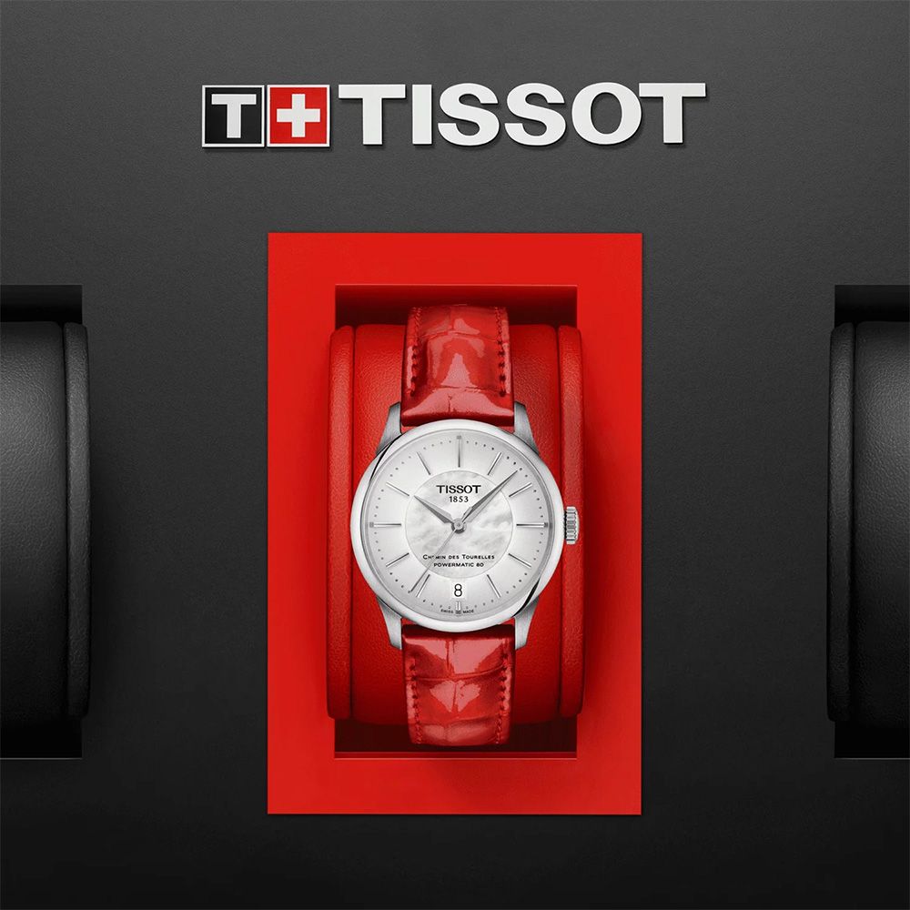 TISSOT 天梭   杜魯爾系列動力80小時機械女錶-34mm T1392071611100