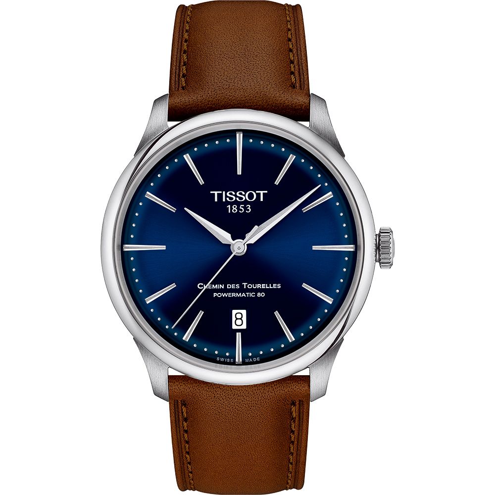 TISSOT 天梭  杜魯爾系列自動手錶 男錶 39MM T1398071604100