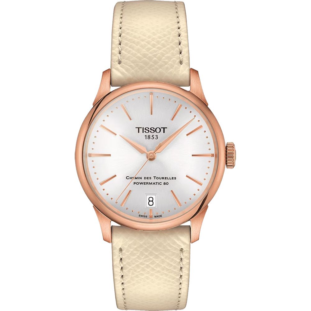 TISSOT 天梭   杜魯爾系列自動手錶 女錶 34MM T1392073603100