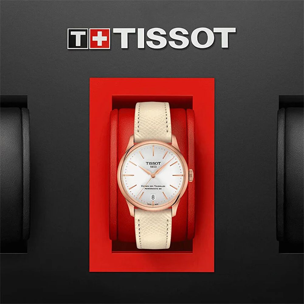 TISSOT 天梭   杜魯爾系列自動手錶 女錶 34MM T1392073603100