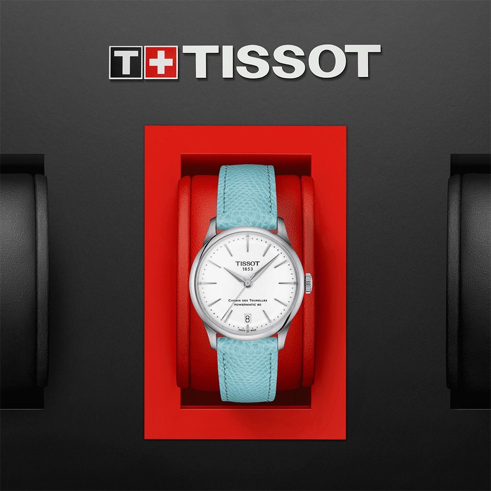 TISSOT 天梭   杜魯爾系列自動手錶 女錶 34MM T1392071601100