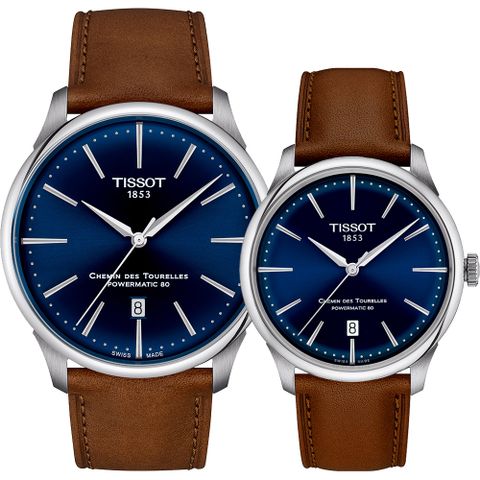 原廠公司貨▼送好禮TISSOT 天梭杜魯爾系列自動手錶 對錶 T1394071604100+T1398071604100