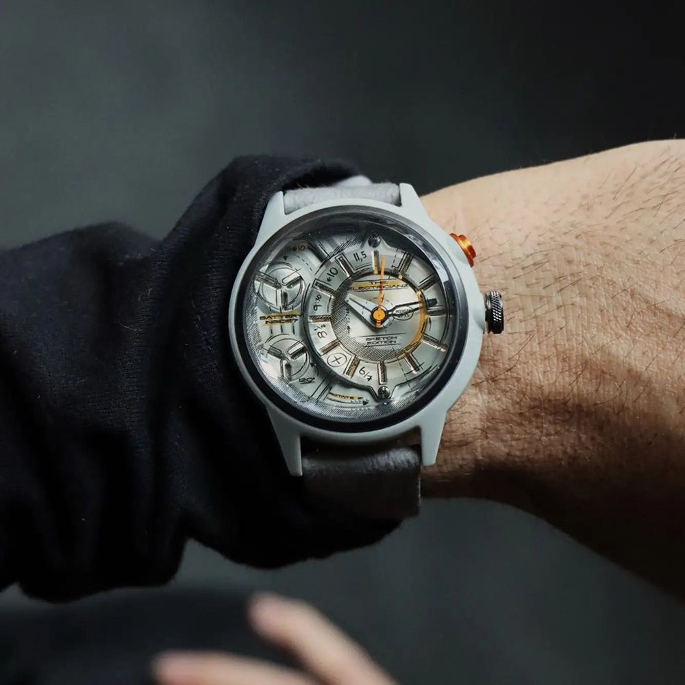 THE ELECTRICIANZ  Nylon NOMAD Z 限量300只 發電機電路發光時尚錶(ZZ-C1C 01-CLG)45mm