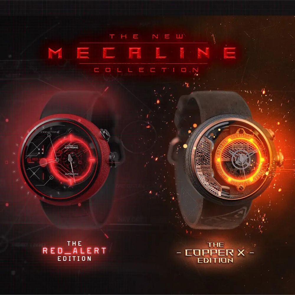 THE ELECTRICIANZ   THE COPPER X - EDITION 電路發光機械錶-ZZ-D1C 02-CLC/棕47MM