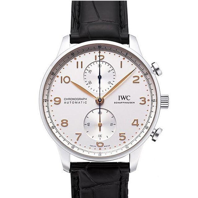 IWC 萬國  錶 新葡萄牙計時腕錶(IW371604)x白面x41mm