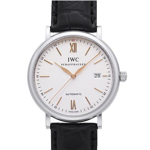 IWC 萬國 錶 Portofino柏濤菲諾經典皮帶腕錶(IW356517)x白面x40mm