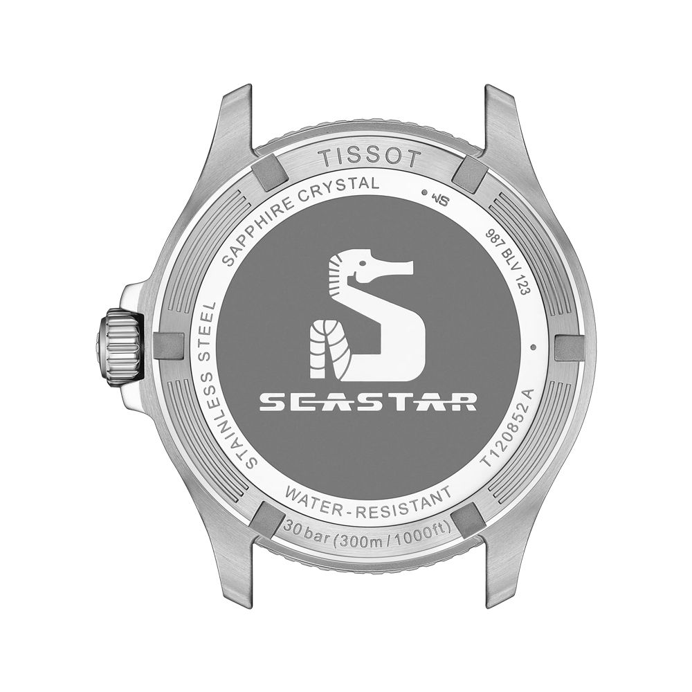 TISSOT 天梭 SEASTAR 海洋之星 GMT 潛水石英腕錶 雙11 特惠 T1208521105100