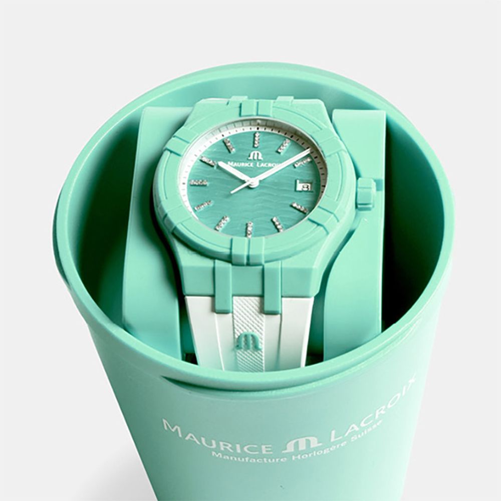 Maurice Lacroix 艾美 AIKON Tide 薄荷綠 石英手錶 AI2008-CCCC1-3A0-0