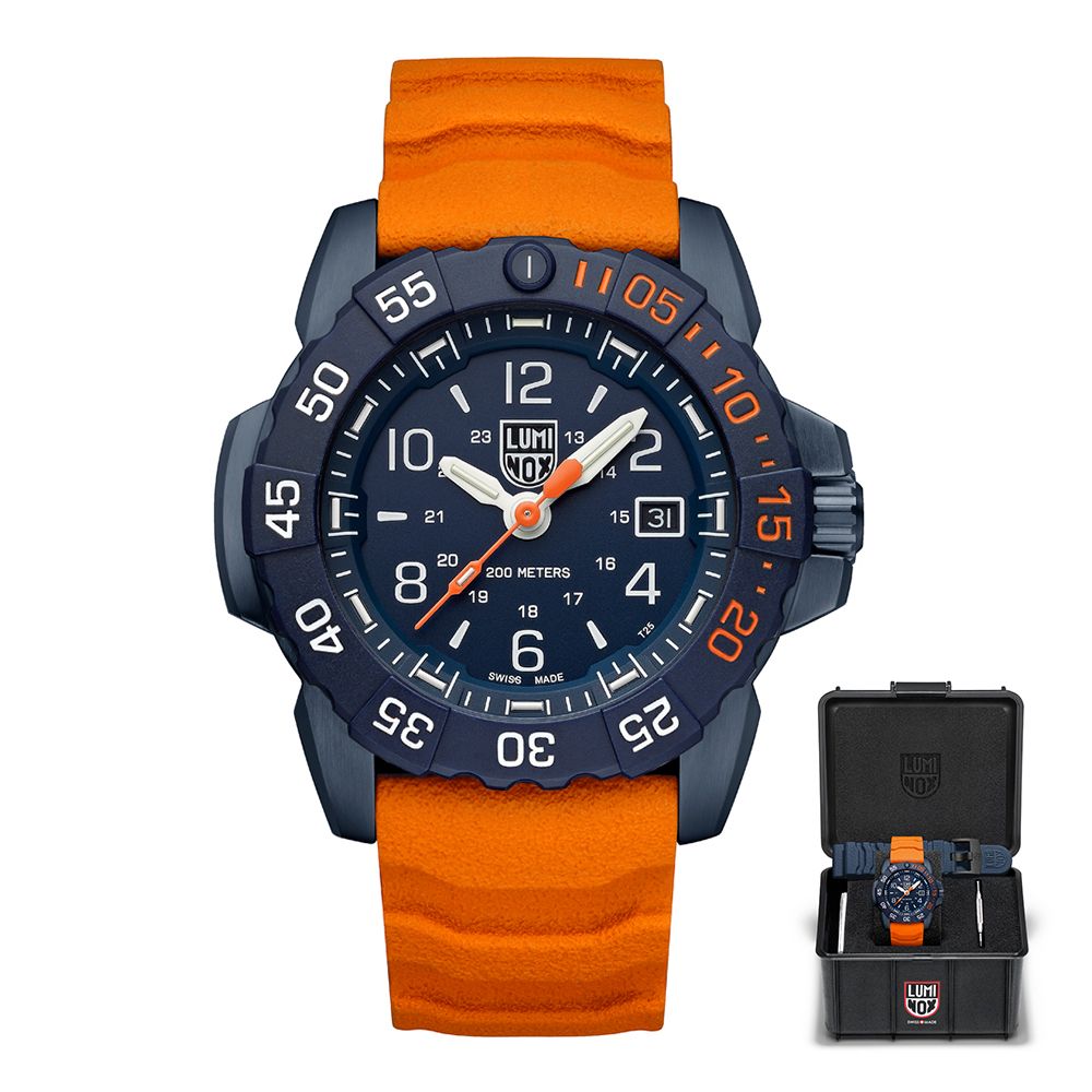 LUMINOX 雷明時 海豹部隊基金會聯名紀念錶 Back To The Blue - 3253CBNSF-SET