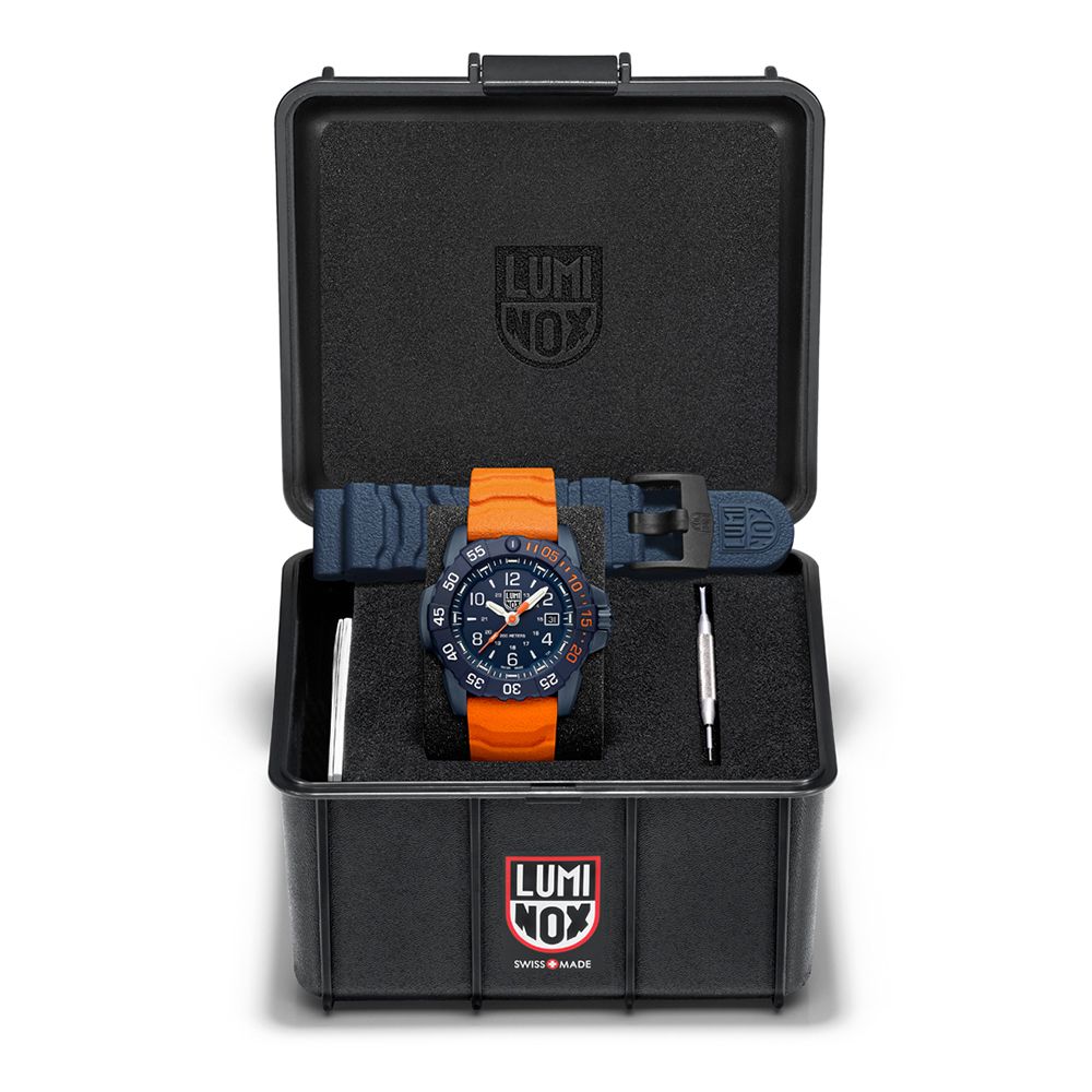 LUMINOX 雷明時 海豹部隊基金會聯名紀念錶 Back To The Blue - 3253CBNSF-SET