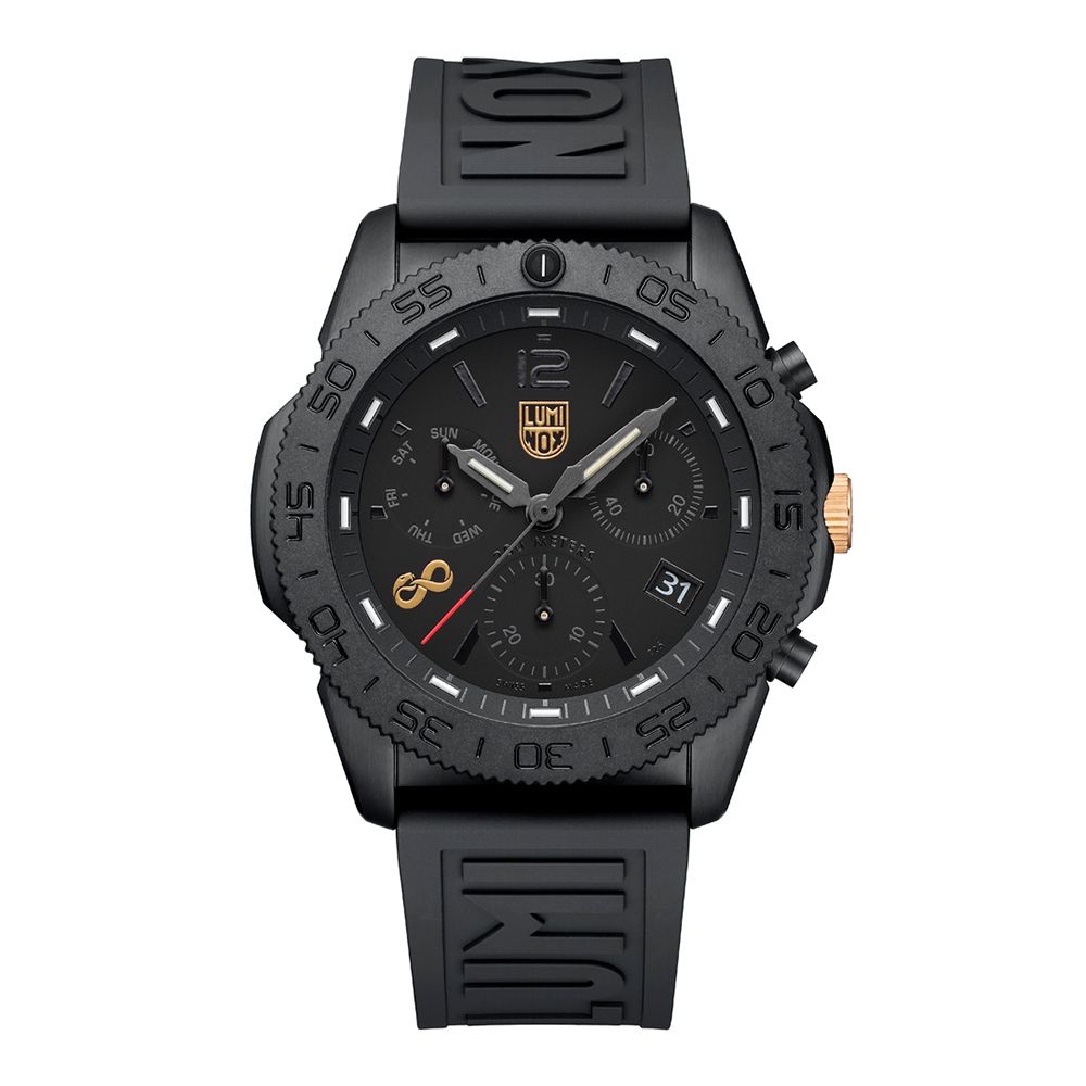 LUMINOX 雷明時 Pacific Diver Chrono蛇年限量紀念雙曆計時腕錶44mm / 3141BO-SNAK-N
