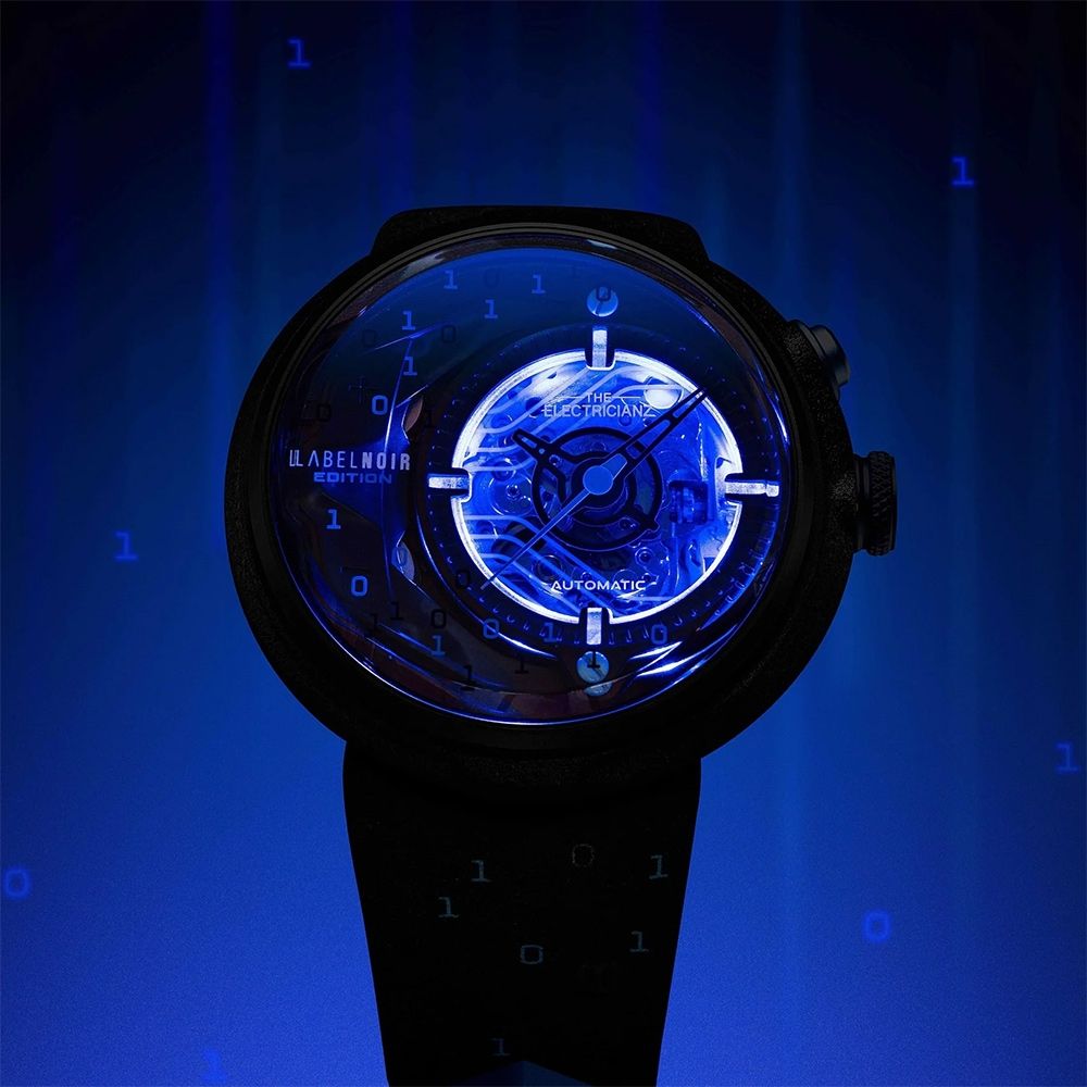THE ELECTRICIANZ 發電機 ELZ x Label Noir Limited 藝術機械錶 男錶-ZZ-D1C/01-CLD