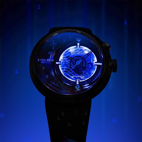 THE ELECTRICIANZ 發電機 ELZ x Label Noir Limited 藝術機械錶 男錶-ZZ-D1C/01-CLD