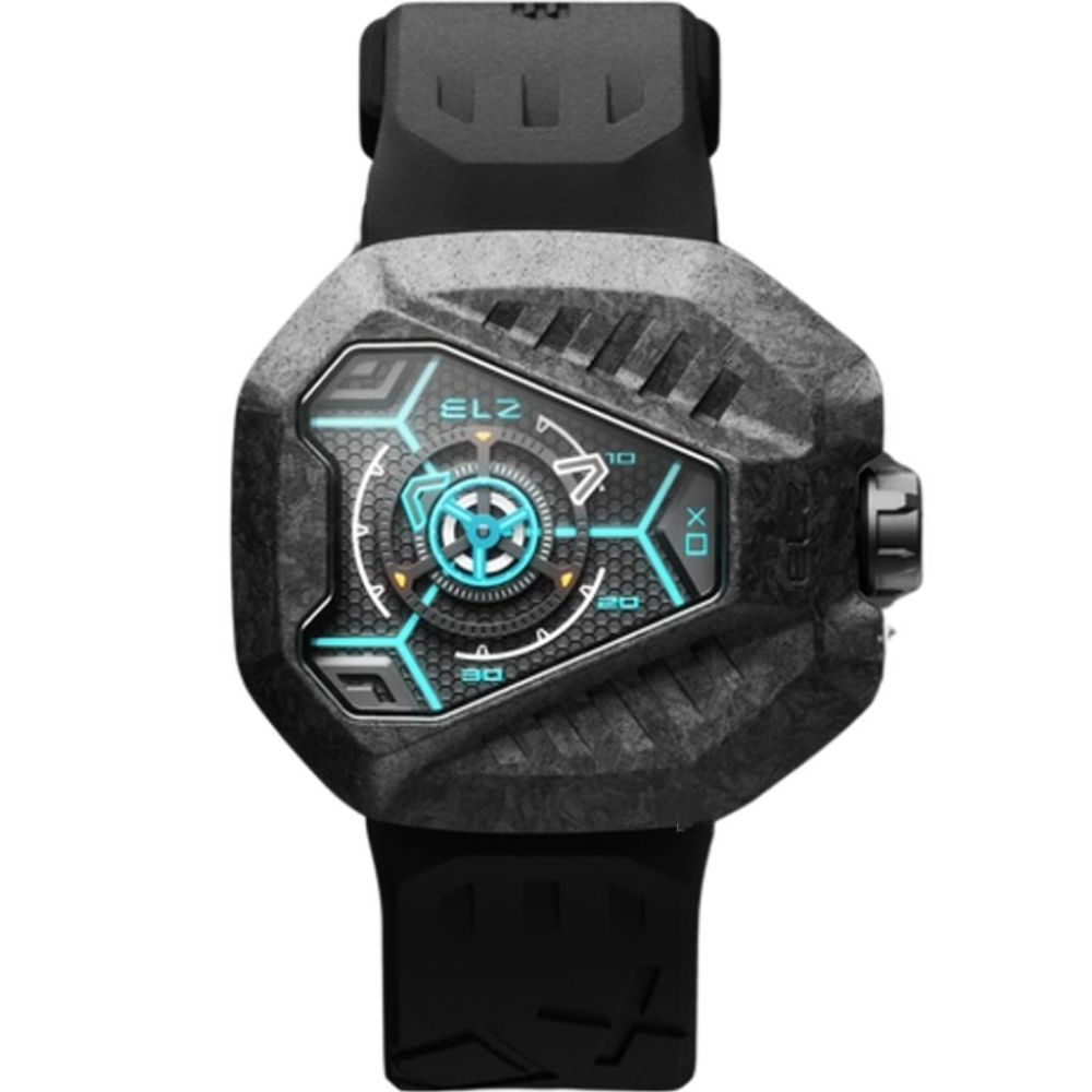 THE ELECTRICIANZ Steel Dark Z 45mm 獨家電路發光手錶-ZZ-A3C/05-CRD