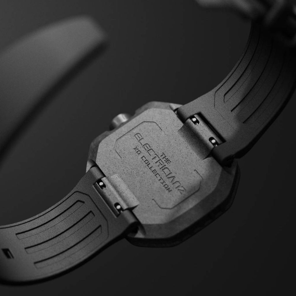 THE ELECTRICIANZ Steel Dark Z 45mm 獨家電路發光手錶-ZZ-A3C/05-CRD