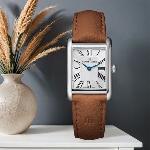 Maurice Lacroix 艾美錶 Fiaba Square 羅馬方形女錶-24X34mm FA1205-SS001-110-3