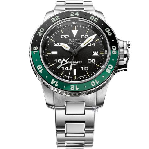 Ball 波爾 錶 Engineer GMT II 兩地時間機械錶-DG2118C-S11C-BK