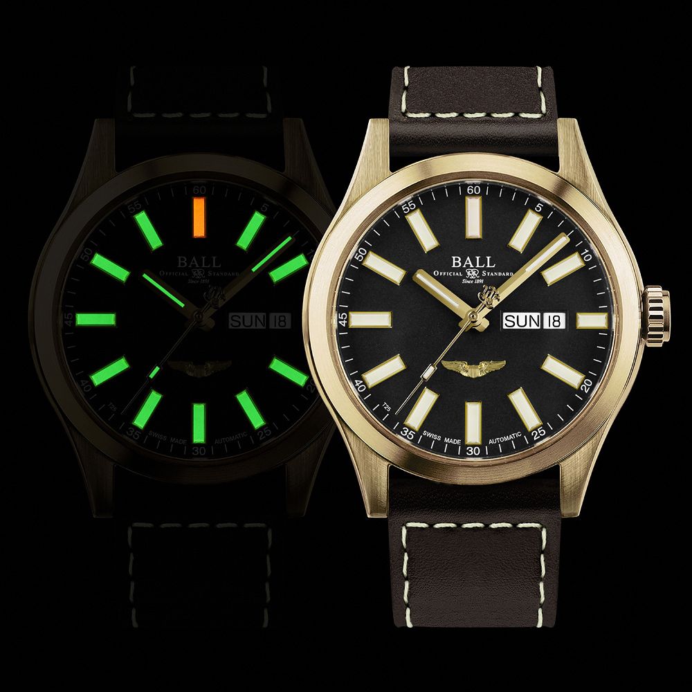 Ball 波爾   Engineer III系列 青銅 復古飛行機械錶-43mm NM2186C-L4J-BK