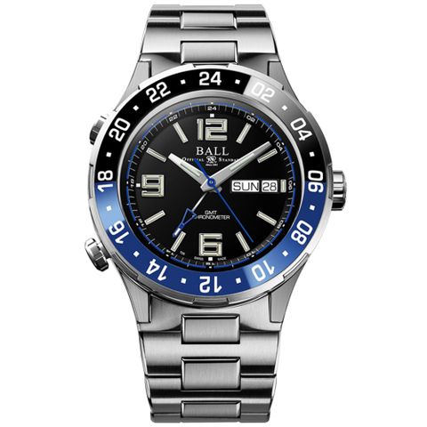 寵愛媽咪節💙好禮大回饋BALL 波爾錶 Roadmaster系列 天文台認證 GMT 陶瓷圈 潛水機械腕錶 40mm / DG3030B-S1CJ-BK