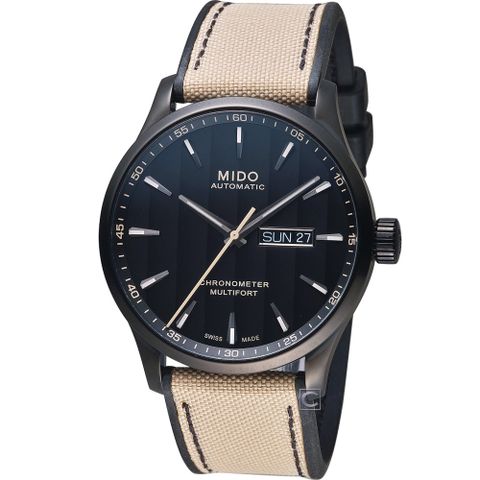 MIDO 美度 官方授權經銷商M2 MULTIFORT 天文台認證機械錶-M0384313705109/42mm