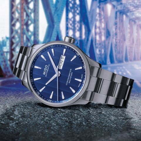 MIDO 美度 MULTIFORT 先鋒系列 天文台認證 日期機械腕錶 母親節 禮物 推薦 42mm / M0384311104100