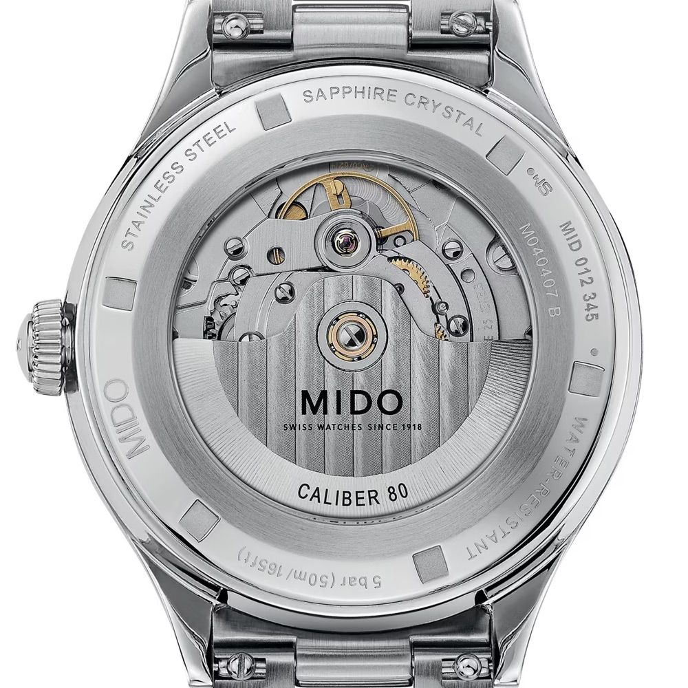 MIDO 美度 Multifort 經典傳承復古機械腕錶 機械錶 男錶 綠色 手錶-40mm/M0404071109100