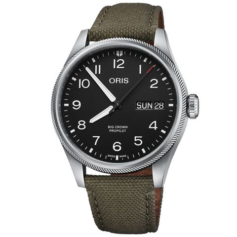 ORIS 豪利時 Big Crown系列 ProPilot 飛行機械腕錶 雙11 特惠 44mm/0175277604164-0732202LC