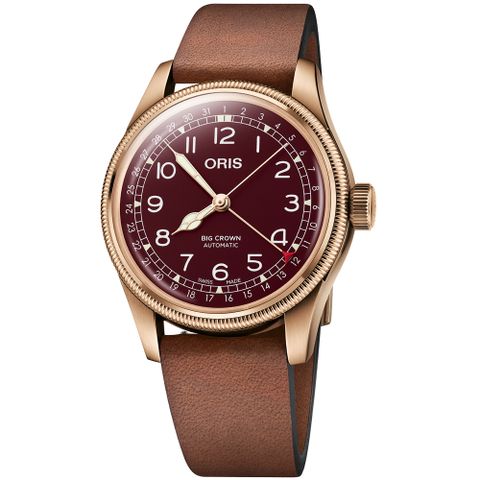 ORIS 豪利時 BIG CROWN 指針式日期青銅錶 0175477413168-0752058BR