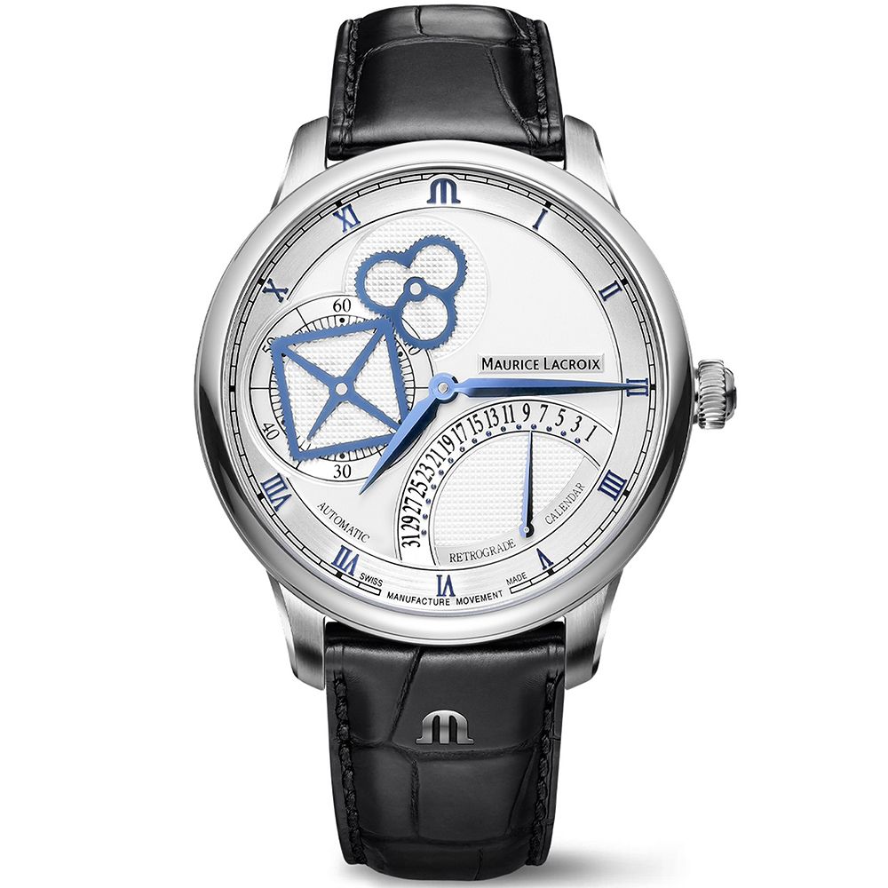6030MAURICE LACROIX15 13 AUTOMATICSWISSRETROGRADEMANUFACTURE MOVEMENTMADECALENDAR