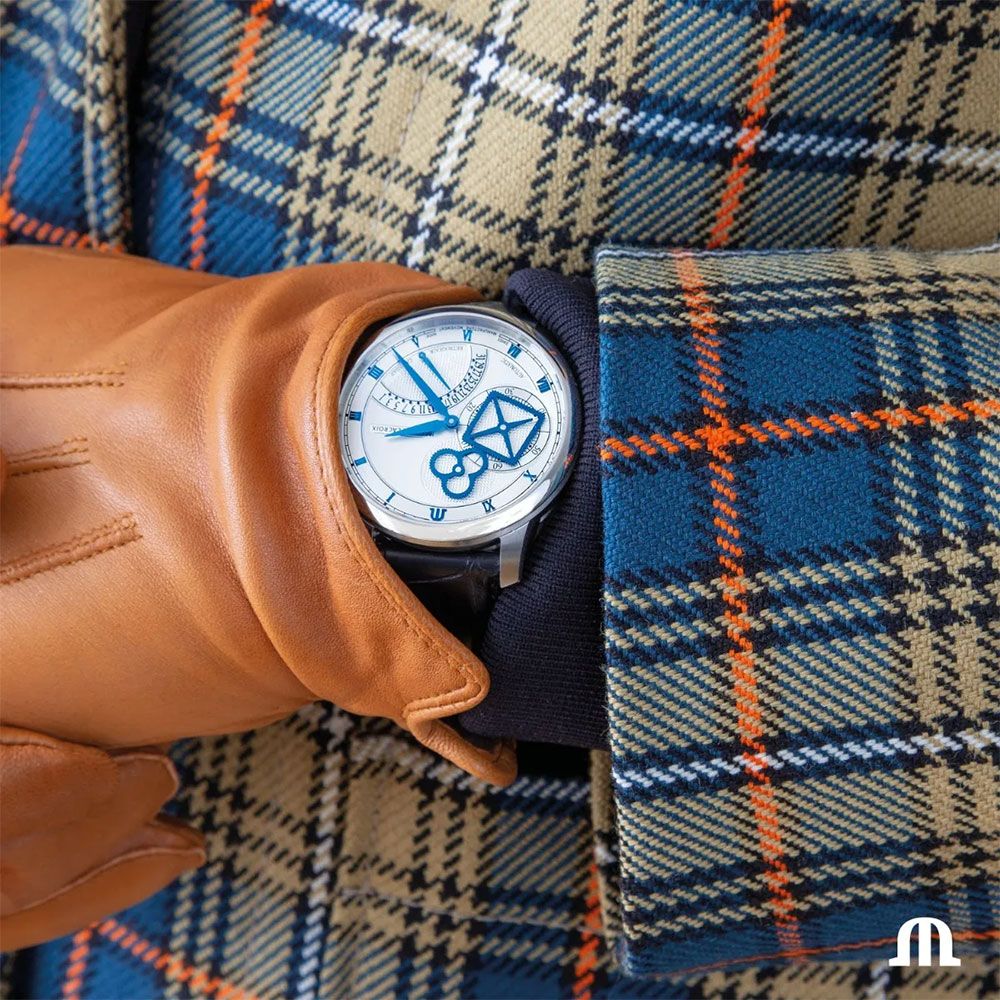 Maurice Lacroix 艾美 Masterpiece Square Wheel 匠心系列引力腕錶 機械錶-43mm MP6058-SS001-110-1