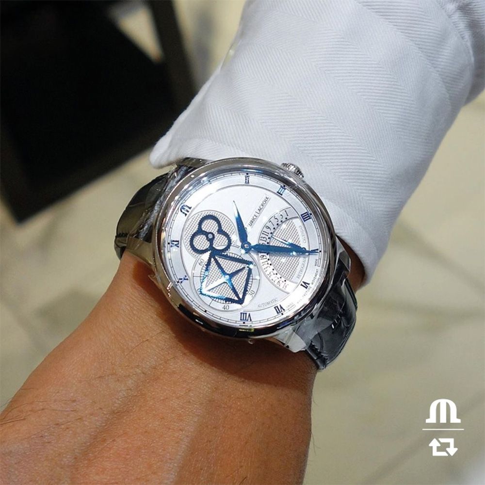 Maurice Lacroix 艾美 Masterpiece Square Wheel 匠心系列引力腕錶 機械錶-43mm MP6058-SS001-110-1