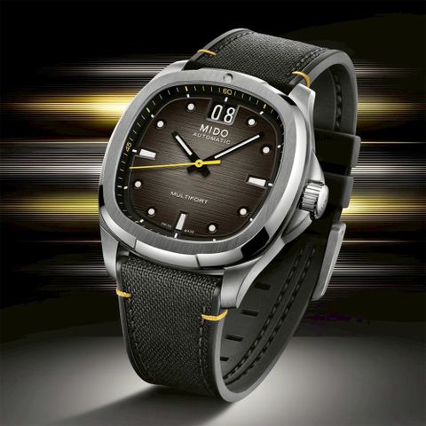 MIDO美度 MULTIFORT 先鋒系列 TV BIG DATE 復古機械腕錶 40mm / M0495261708101
